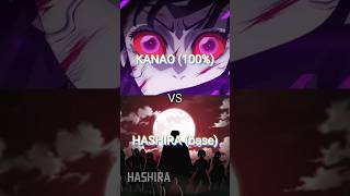 Kanao full potential vs All hashira base #demonslayer #kanao #hashira #shorts #nbvs