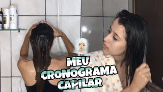 GRAVEI UMA SEMANA DO MEU CRONOGRAMA CAPILAR