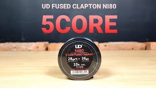 รีวิวลวดบุหรี่ไฟฟ้า UD Fused clapton  5 core ฉ่ำ หวานทุกคำ ยันน้ำยาหมด