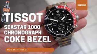 UNBOXING 2021 TISSOT SEASTAR 1000 CHRONOGRAPH COKE BEZEL T120.417.11.051.01