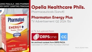 Pharmaton Energy Plus TV Ad Q2 2024 15s (Philippines) [CC]