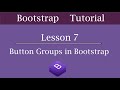 Bootstrap Button Groups