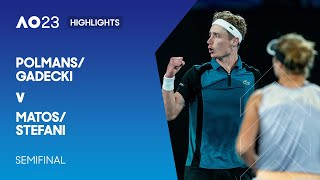 Polmans/Gadecki v Matos/Stefani Highlights | Australian Open 2023 Semifinal