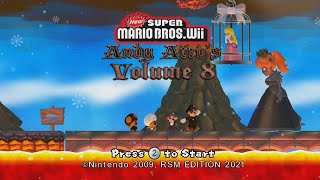 Andy Afro 8 New Super Mario Bros Wii Full Game 100% (No Death)