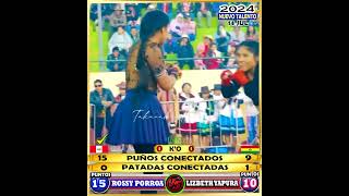 ROSSY PORROA VS LISBETH YAPURA TACANAKUY PERU VS TINKU BOLIVIA Suscribete para mas videosss