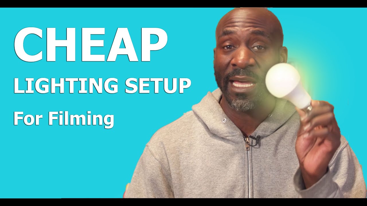Cheap Lighting Setup For Filming Youtube