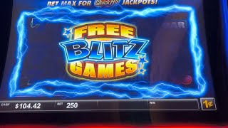 I got the Bonus on Max Bet on Quick Hits Blitz!!