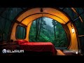 Lofi Music while it Rains - Camping in the Smoky Mountains -  Gentle beats for Relaxation Study Rest