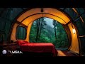 Lofi Music while it Rains - Camping in the Smoky Mountains -  Gentle beats for Relaxation Study Rest