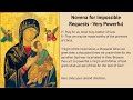 Novena for Impossible Requests - Very Powerful (Pray Everyday)