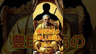 【偉人逸話】豊臣秀吉の生涯を30秒で超要約！農民から天下人への軌跡とは？[意外な裏顔]