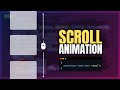 Scroll-Driven Animations with Pure CSS – No JavaScript Needed!