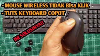 servis mouse + keyboard wifi banda #repair