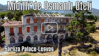 Sarliza Palace | Midilli | Thermi | Lesvos | Greece | Παραλία Θέρμης | 4K | Dji | Drone Footage