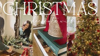 CLASSIC CHRISTMAS DECORATE WITH ME 2024| NAVIDAD TRADICIONAL Y CLÁSICA | NAVIDAD DECORA CONMIGO✨