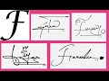 ✍️ F signature | how to make f signature | f signature style | f simple signatures| #signature.