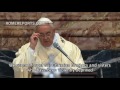 pope celebrates mass for caritas the main charity arm of the catholic church