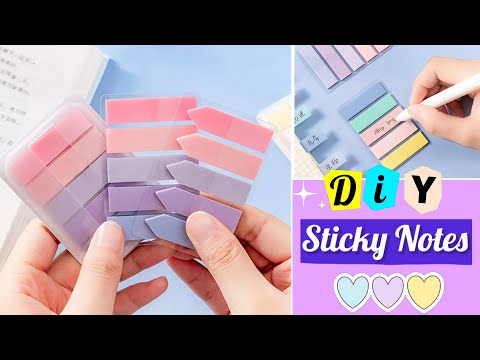 How To Make Sticky Notes (without Double Sided Tape) At Your Home _ DIY ...