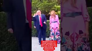 Trump dancing with Melania #trump #trumpdancing #melaniatrump ##usa #uk #america #trump2026 #germany