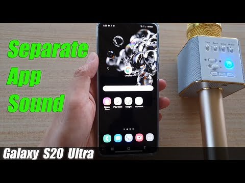 Galaxy S20/S20: Cómo activar el sonido de una aplicación separada