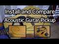 Install and Compare Acoustic Guitar Pickup | 雨人間