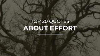 Top 20 Quotes about Effort | Daily Quotes | Motivational Quotes | Quotes for Pictures