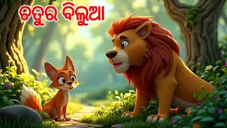 ଚତୁର ବିଲୁଆର ବୁଦ୍ଧି🐯ll Biluara Manda BudhiOdia Moral Story #WingsOFT #new #comedy#viralvideo