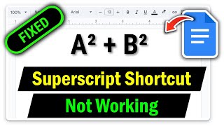 Google Docs Superscript Shortcut Not Working? Here’s the Fix