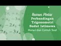 Perbandingan Trigonometri Sudut Istimewa Kelas 10 (Tabel, Contoh Soal, dan Pembahasan)