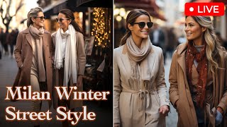 Milan Street Style: What the Fashionistas are Wearing. Italian Street Fashion in December 2023