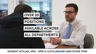 Jaguar Land Rover York Recruitment Open Day