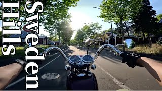 【ツーリング動画】ヴィンテージハーレーで北海道当別町の北欧風の街並みを走る【1972 Harley-Davidson Sportster XLCH】