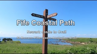 Two sections of Fife Coastal path St Monans to Anstruther and Anstruther to Crail  walked on 22/6/21