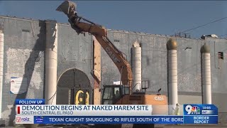 El Paso County begins demolition of Naked Harem building