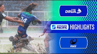 Super Rugby Pacific 2024 | Fijian Drua v Force | Round 6 Highlights