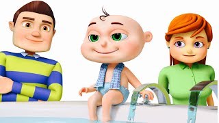 Five Little Babies Bathing In A Tub | Learn Good Habits For Kids | Five Little Babies Collection