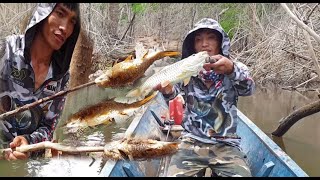 best huk fishing in the lao  -  mus nuv ntse ci noj sab taw roob xam leej EP 7