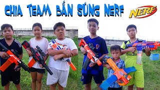 Nerf Gun Chia Đội Bắn Súng Nerf Cực Vui Trận Chiến Súng Nerf