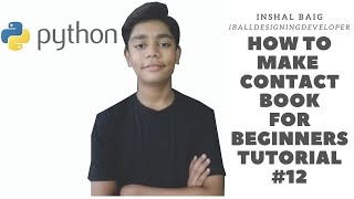 Contact book | in python | for beginners 2021