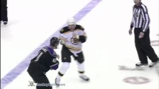 Shawn Thornton vs Raitis Ivanans Jan 16, 2010 - NESN feed