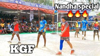 Nanda special in kgf || one lakh match | Mayiladuthurai vs kolar 😱