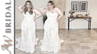 AW Bridal Review | Wedding Dresses | Plus Size Try On Haul