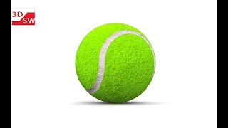 How to make a tennis ball in SolidWorks