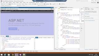Visual Studio 2013 Web Developer perspective