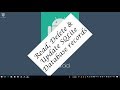 Android Tutorial (Kotlin) - 31 - Read Delete and update SQlite Database Records