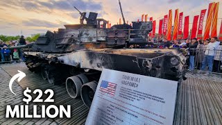 American Abrams Tanks Arrive in Moscow