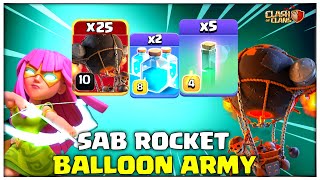 Best Th15 Fire Ball Attack! Th15 Super Archer Blimp Rocket Balloon Strategy - Clash of Clans