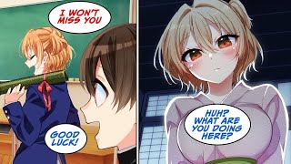 ［Manga dub］I woke up during our graduation trip and my childhood friend…［RomCom］