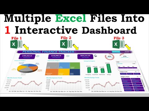 Easily Build an Interactive Excel Dashboard from Multiple Files | Data Analysis Portfolio Project