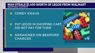 Legos bandit makes off with $1,400 in merch from Bedford County Walmart: Troopers